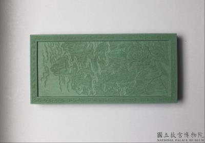 图片[2]-Green inkstick from a set of imperially commissioned “Collective Celebrations of a Myriad Springs”, Qing dynasty, Jiaqing reign (1796-1820)-China Archive